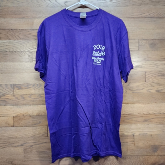 2018 Bush Gardens Summer Splashdown Size L Purple - Picture 2 of 4